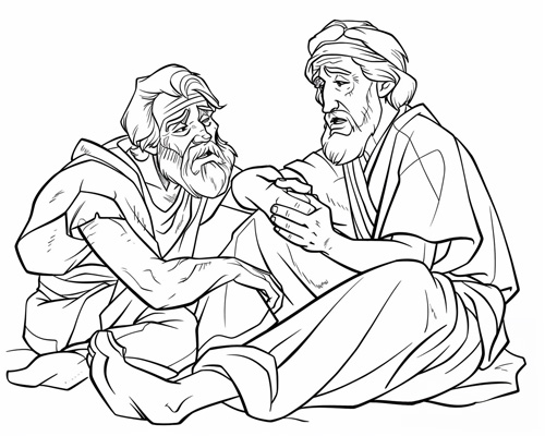 samaritan coloring page