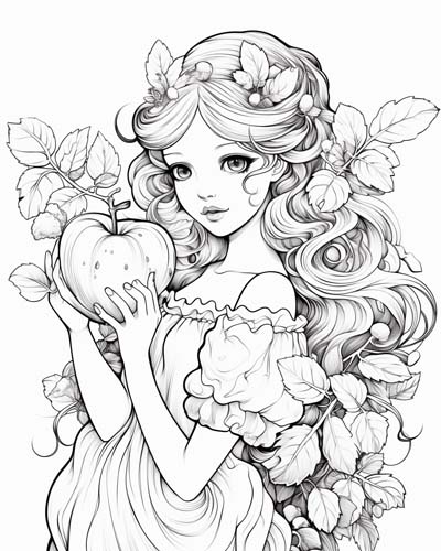 hesperides coloring pages