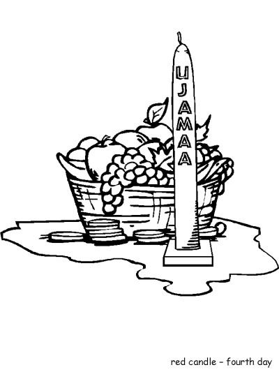 Kwanzaa coloring page