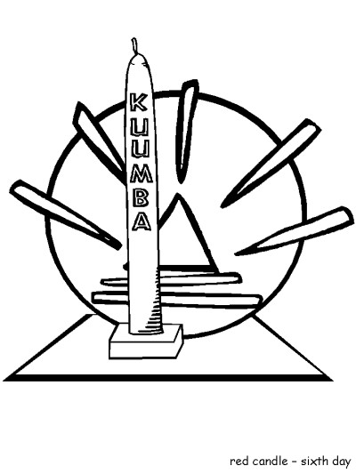 Kwanzaa coloring page